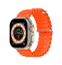 Ремінець для Apple Watch Ultra Ocean Band силіконовий 42/44/45/49 L orange / помаранчевий (9) TPS-2710000281689