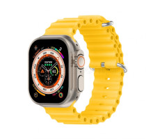 Ремінець для Apple Watch Ultra Ocean Band силіконовий 38/40/41мм L yellow / жовтий (03)