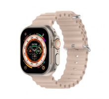 Ремінець для Apple Watch Ultra Ocean Band силіконовий 42/44/45/49 L sand powder / бежевий (11)