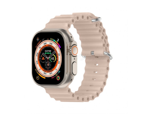 Ремінець для Apple Watch Ultra Ocean Band силіконовий 42/44/45/49 L sand powder / бежевий (11) TPS-2710000281702