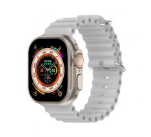 Ремінець для Apple Watch Ultra Ocean Band силіконовий 42/44/45/49 L cloud grey / світло-сірий (13) TPS-2710000281726