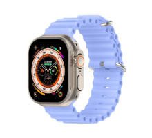 Ремінець для Apple Watch Ultra Ocean Band силіконовий 42/44/45/49 L lilac / лавандовий (14)