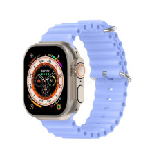 Ремінець для Apple Watch Ultra Ocean Band силіконовий 42/44/45/49 L lilac / лавандовий (14) TPS-2710000281733