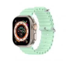 Ремінець для Apple Watch Ultra Ocean Band силіконовий 38/40/41мм L pistachio / салатовий (10) TPS-2710000281450