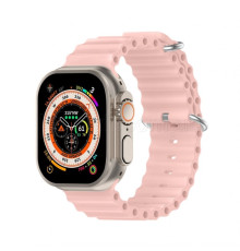 Ремінець для Apple Watch Ultra Ocean Band силіконовий 42/44/45/49 L retro rose / рожевий (18) TPS-2710000281771
