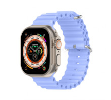 Ремінець для Apple Watch Ultra Ocean Band силіконовий 38/40/41мм L lilac / лавандовий (14) TPS-2710000281498