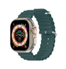 Ремінець для Apple Watch Ultra Ocean Band силіконовий 38/40/41мм L olive green / оливковий (16)