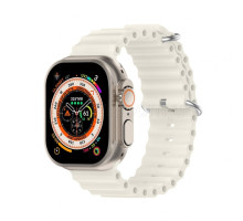 Ремінець для Apple Watch Ultra Ocean Band силіконовий 42/44/45/49 L antique white / білий (24) TPS-2710000281832
