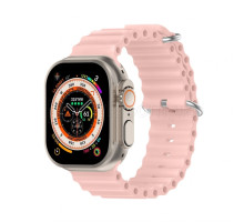 Ремінець для Apple Watch Ultra Ocean Band силіконовий 38/40/41мм L retro rose / рожевий (18) TPS-2710000281535