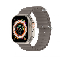 Ремінець для Apple Watch Ultra Ocean Band силіконовий 38/40/41мм L coastal ash / сірий (20)