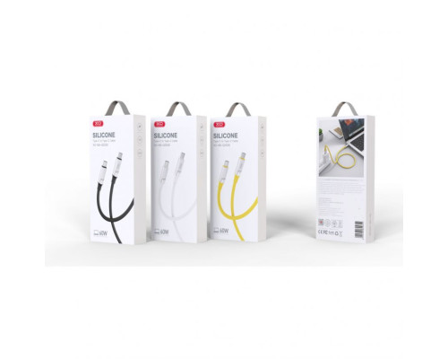 Кабель USB XO NB-252B Type-C to Type-C PD 60W white TPS-2710000282020 2710000282020