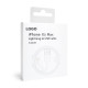 Кабель USB для Apple iPhone Lightning white High Original Quality carton box logo