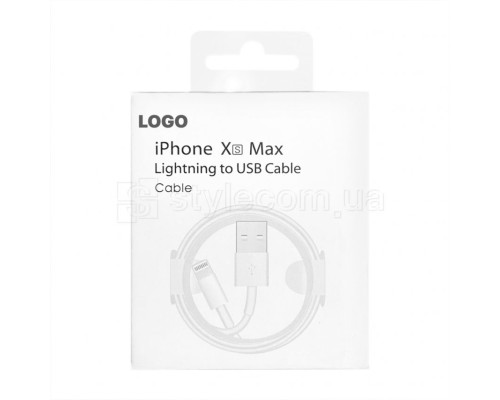 Кабель USB для Apple iPhone Lightning white High Original Quality carton box logo