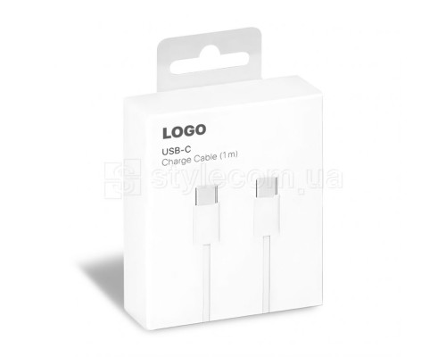 Кабель USB Type-C to Lightning 20W white High Original Quality carton box logo TPS-2710000282761 2710000282761