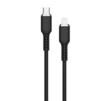 Кабель USB WALKER C795 Type-C to Lightning black TPS-2710000282945