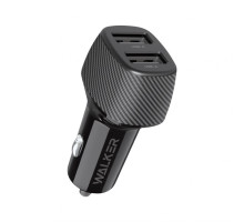 Автомобільний зарядний пристрій (адаптер) WALKER WCR-31 2USB / 15W black TPS-2710000283287