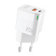 Мережевий зарядний пристрій (адаптер) WALKER WH-42 20W GAN PD_20W / QC3.0_18W white TPS-2710000283355