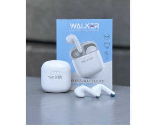 Навушники Bluetooth WALKER WTS-33 white