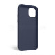 Чохол Full Silicone Case для Apple iPhone 12, 12 Pro dark blue (08) TPS-2710000215660