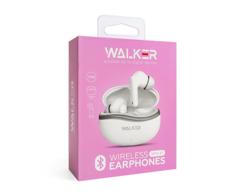 Навушники Bluetooth WALKER WTS-37 pink