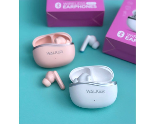 Навушники Bluetooth WALKER WTS-37 pink