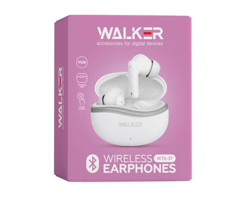 Навушники Bluetooth WALKER WTS-37 pink