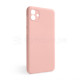 Чохол Full Silicone Case для Samsung Galaxy A04/A045 (2022) light pink (12) (без логотипу) TPS-2710000283805