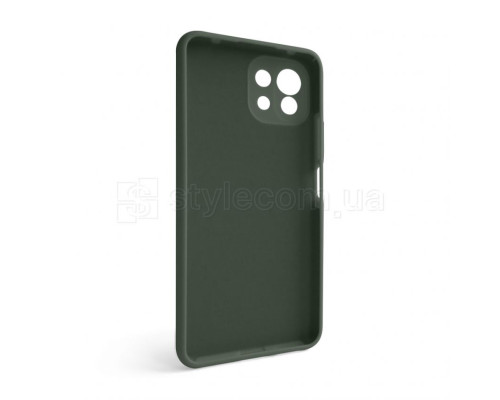 Чохол Full Silicone Case для Xiaomi Mi 11 Lite 4G dark olive (41) (без логотипу)