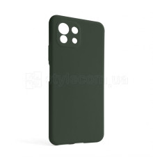 Чохол Full Silicone Case для Xiaomi Mi 11 Lite 4G dark olive (41) (без логотипу)