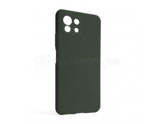 Чохол Full Silicone Case для Xiaomi Mi 11 Lite 4G dark olive (41) (без логотипу)