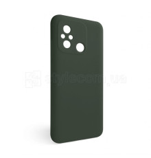 Чохол Full Silicone Case для Xiaomi Redmi 12C dark olive (41) (без логотипу)