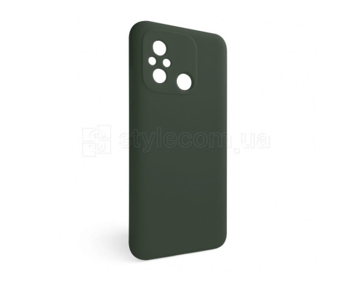 Чохол Full Silicone Case для Xiaomi Redmi 12C dark olive (41) (без логотипу)