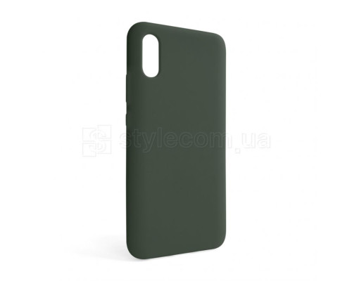 Чохол Full Silicone Case для Xiaomi Redmi 9A dark olive (41) (без логотипу)