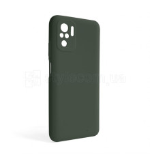 Чохол Full Silicone Case для Xiaomi Redmi Note 10 4G dark olive (41) (без логотипу)