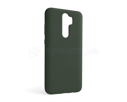 Чохол Full Silicone Case для Xiaomi Redmi Note 8 Pro dark olive (41) (без логотипу)