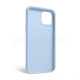 Чохол Full Silicone Case для Apple iPhone 12, 12 Pro light blue (05) TPS-2710000215707