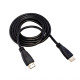 Кабель WALKER WHD-77 HDMI to HDMI 1.5м black (тех.пак.)