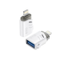 Перехідник OTG XO NB256A Lightning to USB white TPS-2710000286189