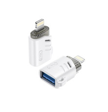 Перехідник OTG XO NB256A Lightning to USB white TPS-2710000286189