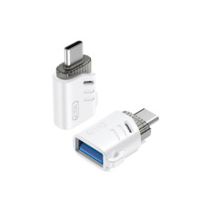 Перехідник OTG XO NB256B Type-C to USB white TPS-2710000286196