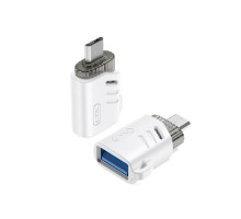 Перехідник OTG XO NB256C Micro to USB white TPS-2710000286202