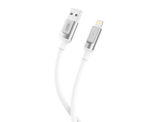 Кабель USB XO NB251 Lightning Quick Charge 6A white TPS-2710000286233