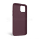 Чохол Full Silicone Case для Apple iPhone 12, 12 Pro maroon (42) TPS-2710000215721