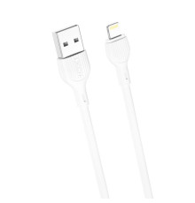 Кабель USB XO NB200 Lightning Quick Charge 2.1A 2м white TPS-2710000287346