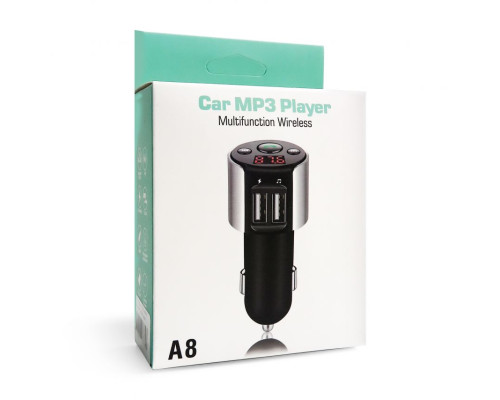 FM-трансмітер ALS-A8 Bluetooth 2USB 2.1A black