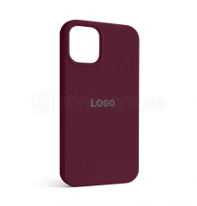 Чохол Full Silicone Case для Apple iPhone 12 mini maroon (42)