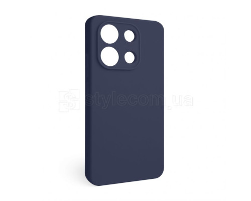 Чохол Full Silicone Case для Xiaomi Redmi Note 13 4G dark blue (08) (без логотипу)