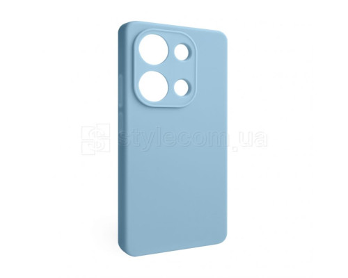 Чохол Full Silicone Case для Xiaomi Redmi Note 13 Pro 4G light blue (05) (без логотипу)