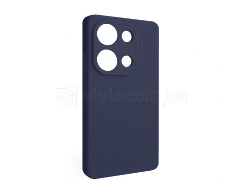 Чохол Full Silicone Case для Xiaomi Redmi Note 13 Pro 4G dark blue (08) (без логотипу)