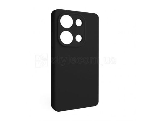 Чохол Full Silicone Case для Xiaomi Redmi Note 13 Pro 4G black (18) (без логотипу)